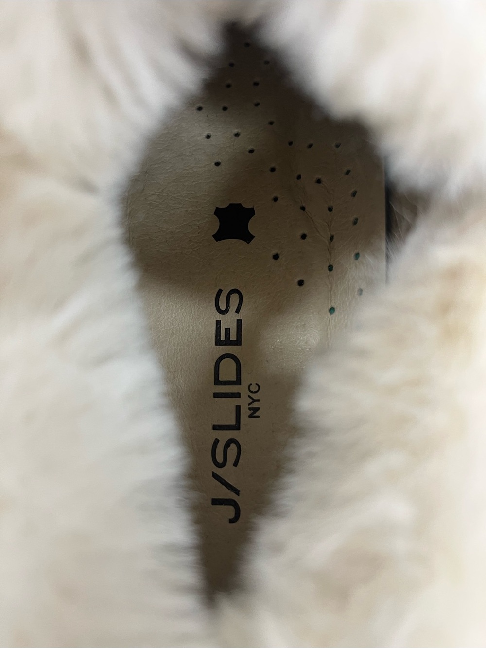 New J Slides Mellia Suede Fur Platform Sneakers in Grey Size 10 - Picture 5 of 8